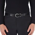 Fundo Silver with Black/Brown Strap
