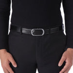 Viggo Silver with Black/Brown Strap