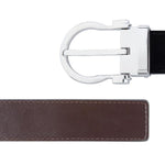 Magno Silver with Black/Brown Strap