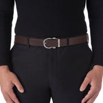 Magno Silver with Black/Brown Strap