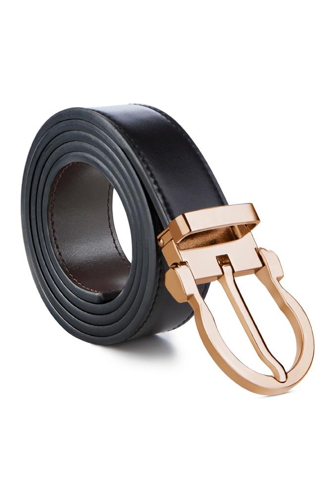 Magno Gold with Black/Brown Strap