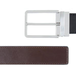 Enzo Silver with Black/Brown Strap