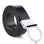 Fundo Silver with Black/Brown Strap