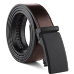 Mascella Black with Brown Strap