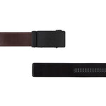 Mascella Black with Brown Strap