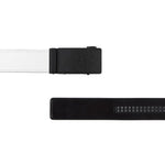 Mascella Black with White Strap